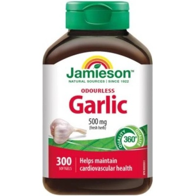 Jamieson Чесън без мирис 500mg 300 капсули