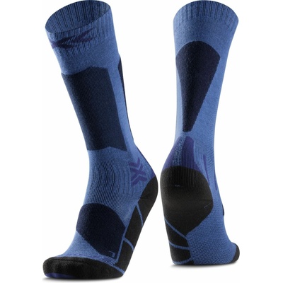 X-Bionic X-socks Ski Discover Otc JR detské lyžiarske ponožky modrá