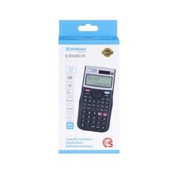 DONAU Calculator Scientific calculator DONAU TECH, nature. recording, 417 functions, 164x84x19 mm, black