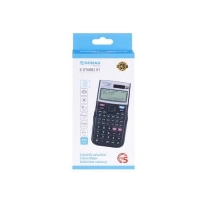 DONAU Calculator Scientific calculator DONAU TECH, nature. recording, 417 functions, 164x84x19 mm, black