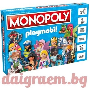 Winning Moves Настолна игра Монополи Playmobil (WM03715)