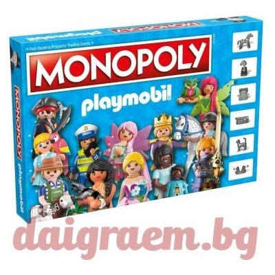 Winning Moves Настолна игра Монополи Playmobil (WM03715)