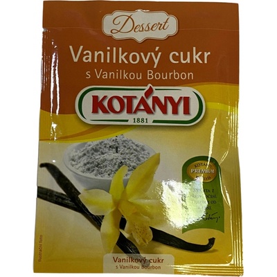 Kotányi Vanilkový cukr s vanilkou Bourbon 10 g
