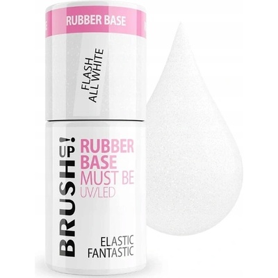 Hybridná báza Brushup! Rubber Base Must Be All White 5 g