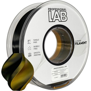 Professional Lab FG-P98-E1, 3D филамент, PLA Silk, 1, 75mm, 1000g, Многоцветен (Black, Gold) (FG-P98-E1)