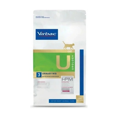 Virbac VETERINARY HPM Urology Water Intake & Behaviour U3 Cat Granule pro kočky na prevenci močových kamenů 1,5 KG