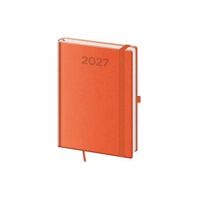 Helma A5 Denní 2027 Print Pop oranžový