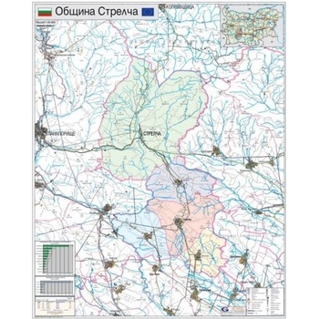 Mapmedia Карта на община Стрелча
