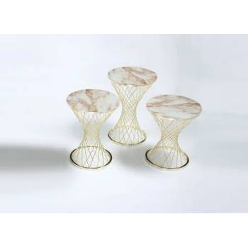 Image 1 of Мебелна фабрика НОВ ДОМ - гр. Ямбол Комплект помощни масички Зигора 3 (917)