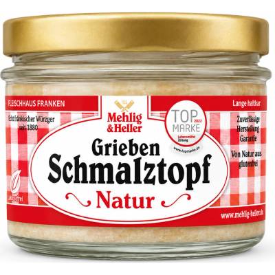 Mehlig & Heller přírodní škvarková pomazánka 160 g