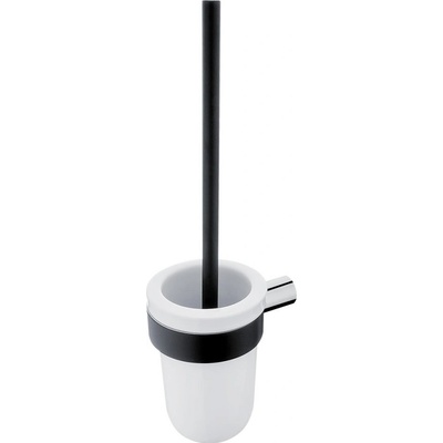 Nimco Nava Toaletní WC kartáč rukojeť černý mat NA 28094KU-b