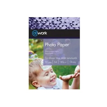 Image 1 of @Work Фотохартия Photo Glossy A4 180г 50 листа