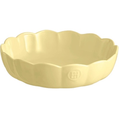 Emile Henry Керамична форма emile henry madeleine round dish - Ø27 см - цвят бледожълто (eh 6253-89)