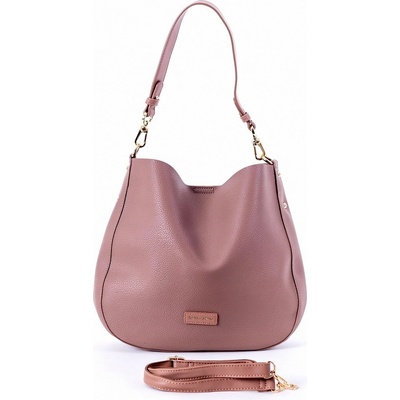 David Jones Středně velká tmavěi crossbody CM6561 růžová