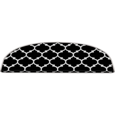 Vitaus Черно-бели килимчета за стълби в комплект от 16 части 20x65 cm Madalyon - Vitaus (MRD-OVR-3028-SET16)