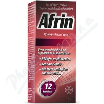 Afrin 0,5 mg/ml nosový sprej aer.nao.1 x 15 ml