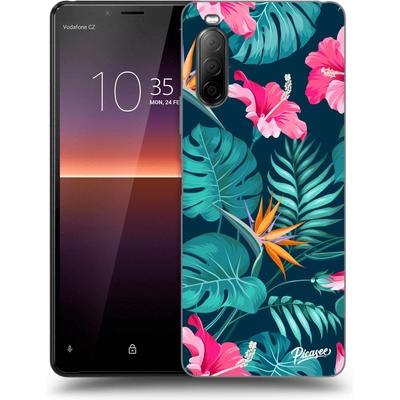 Pouzdro Picasee silikonové Sony Xperia 10 II - Pink Monstera černé – Zbozi.Blesk.cz