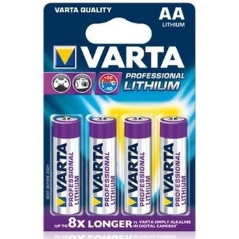 Varta Professional Lithium AA 4ks 6106301404