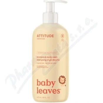 ATTITUDE Dětské tělové mýdlo & šampon hruška 473 ml