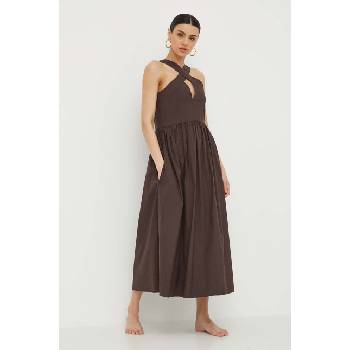 Max Mara Beachwear Плажна рокля Max Mara Beachwear в кафяво 2416221079600 (2416221079600)