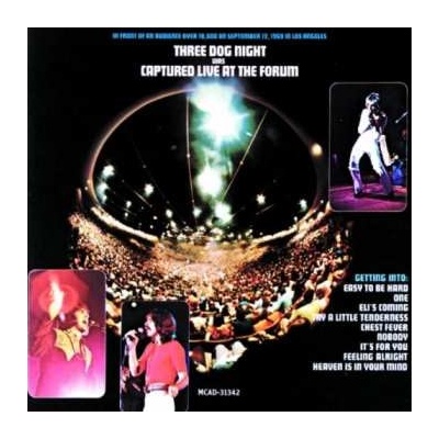 Three Dog Night - Captured Live At The Foru CD