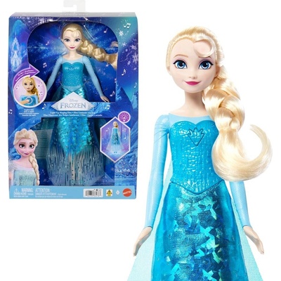Mattel Ledové království zpívající a svítící Elsa 29 cm