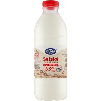 Olma Selské čerstvé plnotučné mléko 3,9% 1 l