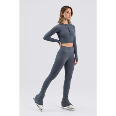 Intermezzo Crop top na krasobruslení 6659 šedá – Zboží Mobilmania