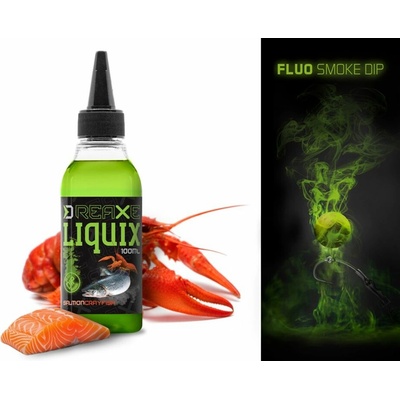 DELPHIN - Fluo Dip SNAX LiquiX 100 ml Losos Rak