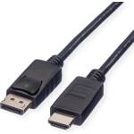 Roline Кабел DisplayPort 1.1 DP - HDMI 2K60Hz, M/M, 3 м, черен 11.04. 5782-10 (11.04.5782-10)