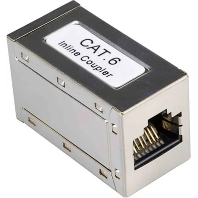 Roline Болт, куплунг, stp, rj45, cat6, 8p8c, сребърен 21.17. 3041-200 (21.17.3041-200)