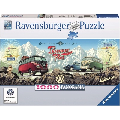 Ravensburger Cez Alpy s VW 1000 dielov