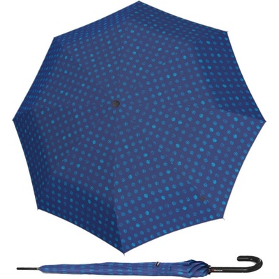 Knirps KNIRPS A.760 STICK PINTA AQUA - elegantní holový vystřelovací deštník