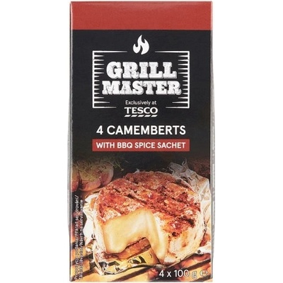 Tesco Grill Master Mäkký zrejúci plnotučný syr s koreninami na grilovanie 4 x 100 g