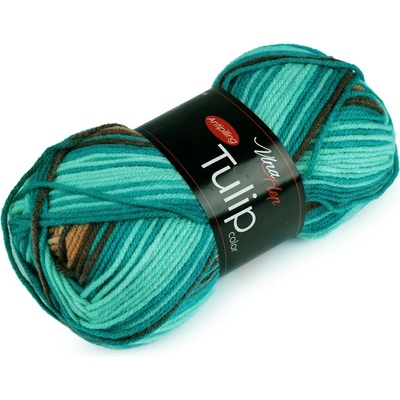 Pletací příze Tulip color 100 g Varianta: 13 (5215) tyrkysová, Balení: 1 ks 46224/99536/234455
