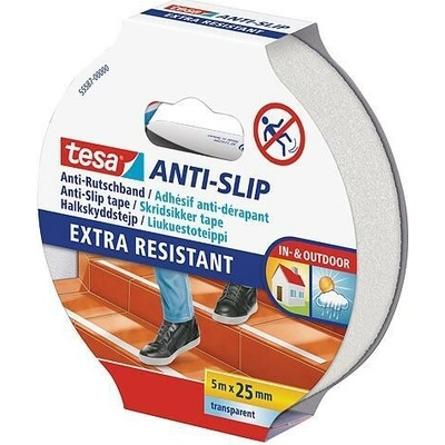 Páska tesa® Anti-slip, protišmyková, transparentná, 25 mm, L-5 m