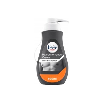 Veet Pánský depilační krém na tělo pro citlivou pokožku 400 ml