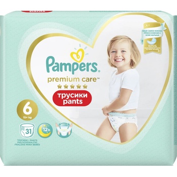 Image 1 of Pampers pants бебешки гащи, номер 6, 31 броя