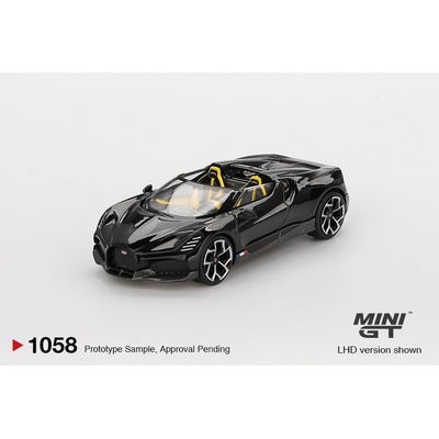 Mini GT BUGATTI W16 MISTRAL BLACK 2024 1:64