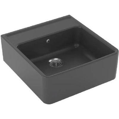 Villeroy & Boch Keramický dřez 630x600 mm, CeramicPlus, grafit