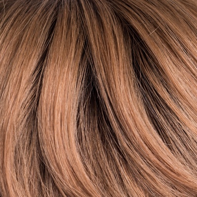 Exclusive wigs by Lubo paruka Lauren luxury rooted caramel