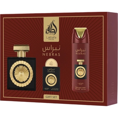 LATTAFA Nebras - EDP 100 ml + EDP 20 ml + Deodorant 200 ml унисекс
