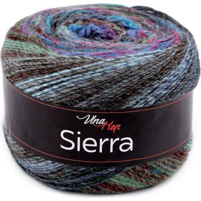 Pletací příze Sierra 150 g Varianta: 8 (7202) šedá střední, Balení: 1 ks 50242/123002/238325