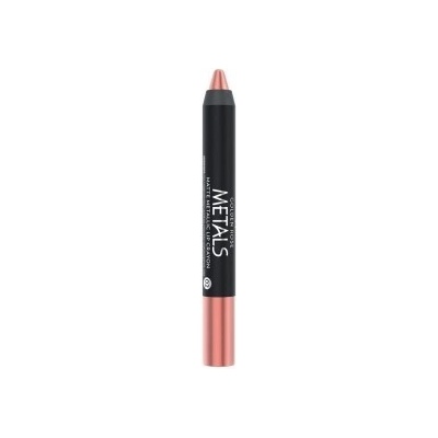 Golden Rose Rtěnka metals matte metallic lip crayon 02 3,5 g