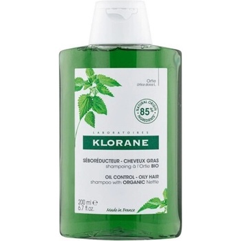 Klorane Шампоан с коприва за мазна коса, Shampoo Oily Hair, Klorane Nettle, 200 ml