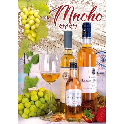 Pohlednice MNOHO ŠTĚSTÍ (P395-02)