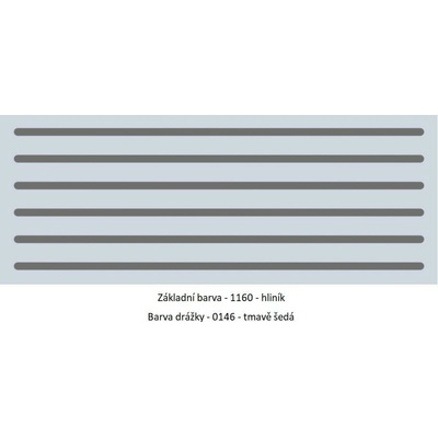 Dollken Schodová hrana TK New Generation A 40, 250cm 1160/0146 hliník/tm. šedá