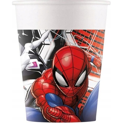 Marvel Papierové Poháre SPIDERMAN Spider-Man Narodeniny 8 x 200 ml
