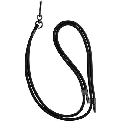 FIXED NeckUni univerzální šňůrka pro telefony se zadním krytem černá
