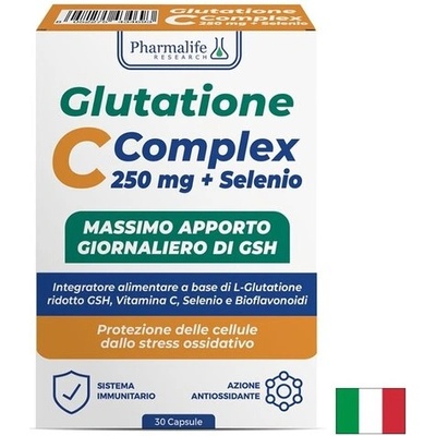 Глутатион 250 mg, Витамин C и Селен - Клетъчно здраве | Pharmalife Research (434693 (1923NA) PL)